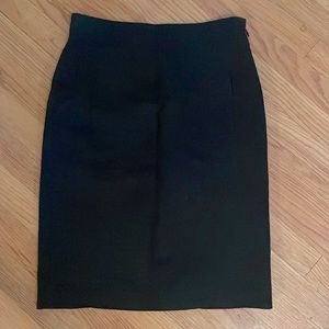 Black pencil skirt